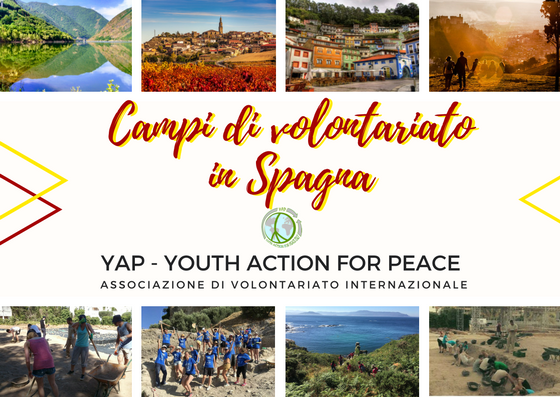 Campi di volontariato in Spagna 2018